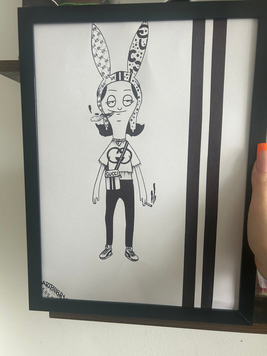Girl In cartoon